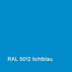 PU-Farbe RAL 5012 PU-Farbe RAL 5012